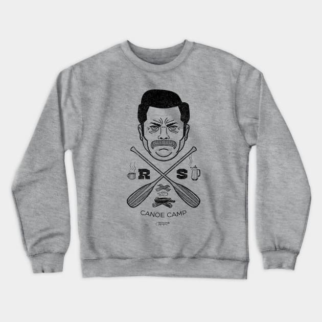 Ron Swanson Canoe Camp Crewneck Sweatshirt by GiMETZCO!